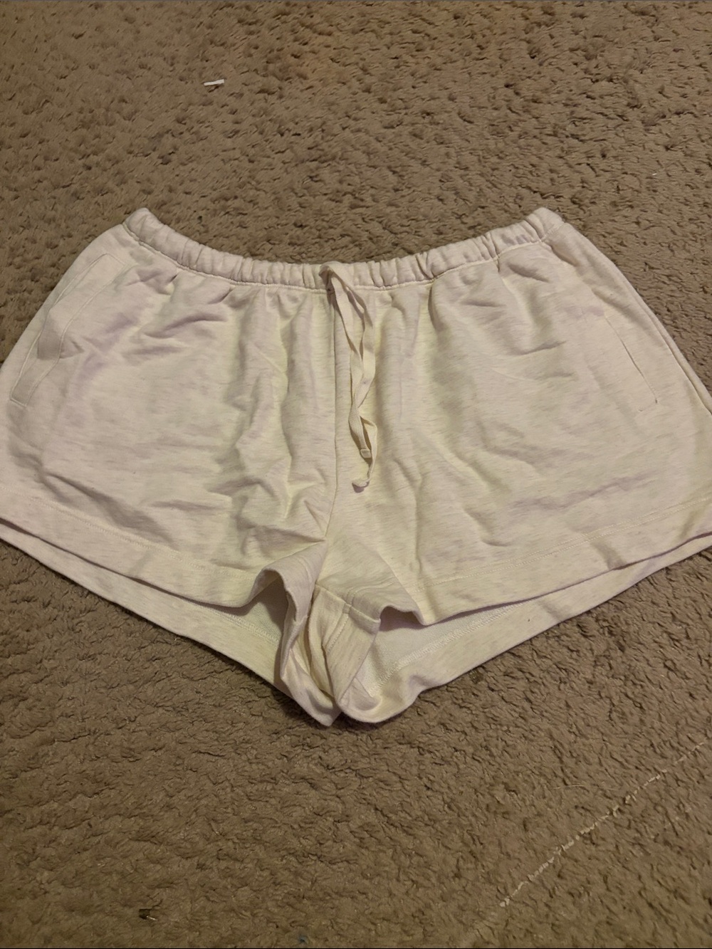Aerie Jet Setter Shorts Cream